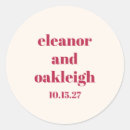 Buscar divertido boda pegatinas Tipografía audaz