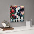 Buscar holstein relojes de pared Negro