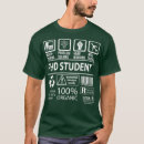 Buscar estudiante del phd camisetas Divertido