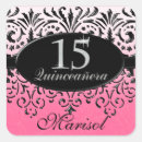 Buscar décimo quinto pegatinas Quinceañera