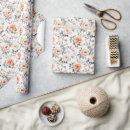 Buscar floral romántico papel de regalo Envoltura