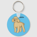 Buscar caniche llaveros Ilustracion
