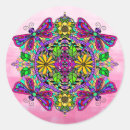 Buscar arte de la mandala pegatinas Rosa