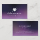 Buscar logotipo del diamante tarjetas de visita Diseño