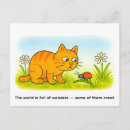 Buscar dibujo animado del gato postales Para todos