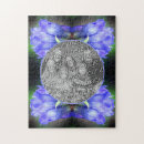 Buscar flores azules puzzles Madre