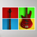Buscar guitarra verde posters Rojo