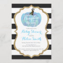 Buscar blue and gold invitaciones Purpurina de oro