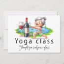 Buscar yoga divertida tarjetas Fitness