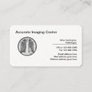 Buscar radiólogo tarjetas de visita Rayos x