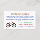 Buscar bicicleta tarjetas de visita 5 º excursión