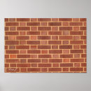 Buscar ladrillo rojo posters Negro