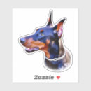 Buscar doberman pinscher pegatinas Canina