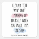 Buscar pensando pegatinas Divertido