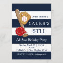 Buscar guante de béisbol invitaciones Fiesta