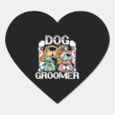 Buscar groomer animal pegatinas Puño