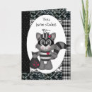Buscar raccoon valentine tarjetas Mapache