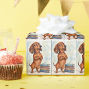 Buscar dachshund papel de regalo Diversión