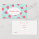 Buscar aqua tarjetas de visita Rosa