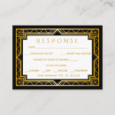 Buscar roaring twenties invitaciones Negro y dorado
