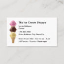 Buscar ice cream tarjetas de visita Dulces