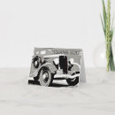Buscar auto del vintage tarjetas Coche
