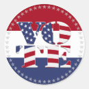 Buscar usa pegatinas Blanco rojo y azul