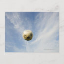 Buscar balón de fútbol postales Azul