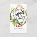 Buscar navidad de tarjetas de visita Invierno