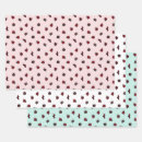 Buscar turquesa y blanco papel de regalo Rosa
