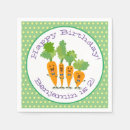 Buscar zanahoria servilletas Cualquier niño