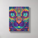 Buscar gatos coloridos lienzos Felino