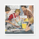 Buscar ama de casa servilletas Divertido