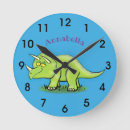 Buscar dinosaurio lindo relojes de pared Jurásico