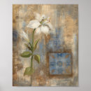 Buscar lirio blanco posters Azul