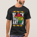 Buscar educador camisetas Negro