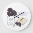 Buscar baño relojes de pared Púrpura