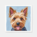 Buscar yorkshire servilletas Perro
