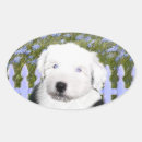 Buscar perro pastor inglés pegatinas Cachorro