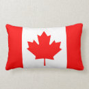 Buscar bandera canadiense cojines Hoja de arce