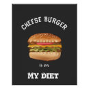 Buscar queso posters Hamburguesa de queso