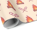 Buscar fuego papel de regalo Camping