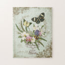 Buscar mariposa del vintage puzzles Floral