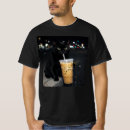 Buscar bebiendo camisetas Negro