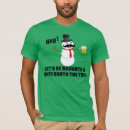 Buscar navidad divertidas del muñeco nieve camisetas Día de fiesta