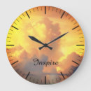 Buscar amanecer relojes de pared Amarillo