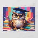 Buscar búho de graduación postales Pájaro