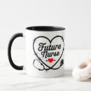 Buscar enfermera futura tazas Graduación