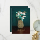 Buscar turquesa y plata tarjetas Floral