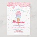 Buscar cono de helado invitaciones Rosa
